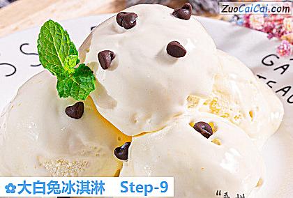 大白兔冰淇淋做法第九步骤