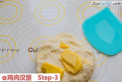 鸡肉汉堡做法第三步骤