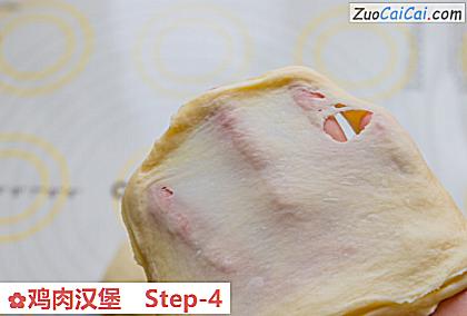 鸡肉汉堡做法第四步骤