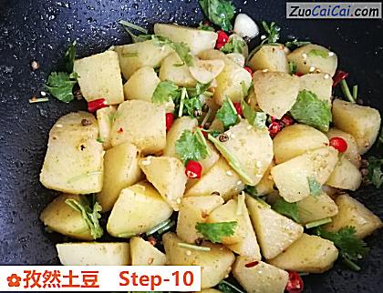 孜然土豆做法第十步骤