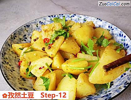 孜然土豆做法第十二步骤