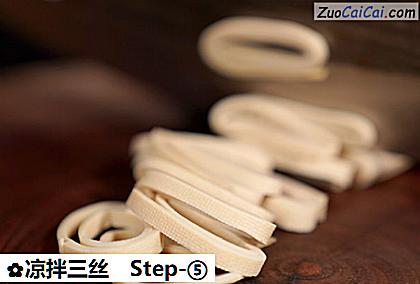 凉拌三丝做法第五步骤