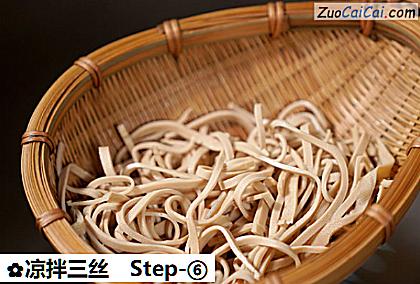 凉拌三丝做法第六步骤