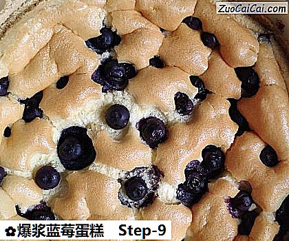 爆浆蓝莓蛋糕做法第九步骤
