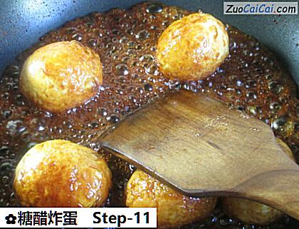 糖醋炸蛋做法第十一步骤