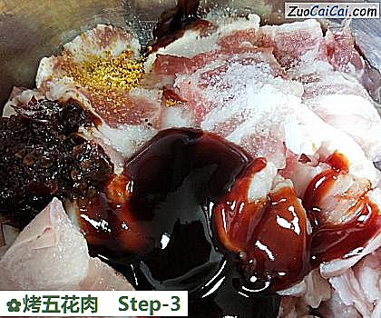 烤五花肉做法第三步骤