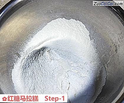 红糖马拉糕做法第一步骤