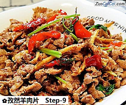 孜然羊肉片做法第九步骤