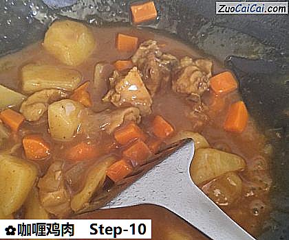 咖喱鸡肉做法第十步骤