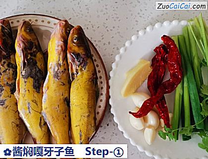 酱焖嘎牙子鱼做法第一步骤