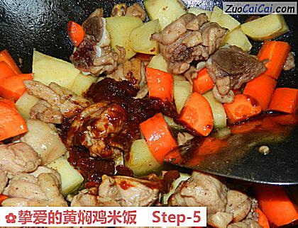 挚爱的黄焖鸡米饭做法第五步骤