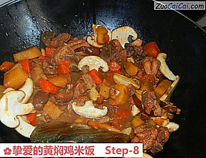 挚爱的黄焖鸡米饭做法第八步骤