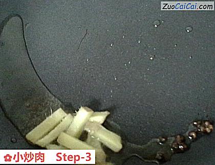 小炒肉做法第三步骤