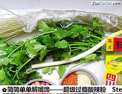 简简单单解嘴馋——超级过瘾酸辣粉做法第一步骤