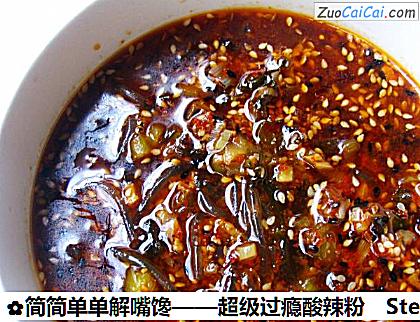 简简单单解嘴馋——超级过瘾酸辣粉做法第十四步骤