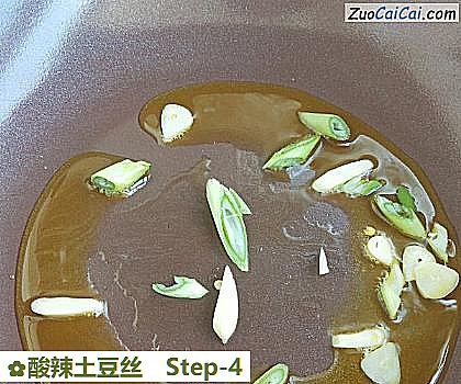 酸辣土豆丝做法第四步骤
