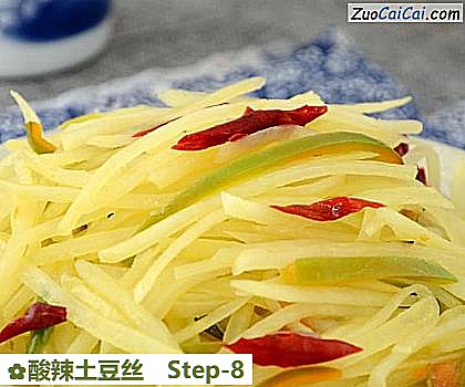 酸辣土豆丝做法第八步骤