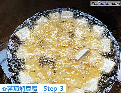 蕃茄焖豆腐做法第三步骤