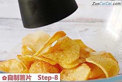 自制薯片做法第八步骤