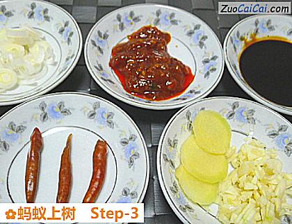 蚂蚁上树做法第三步骤