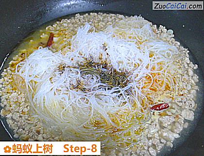 蚂蚁上树做法第八步骤