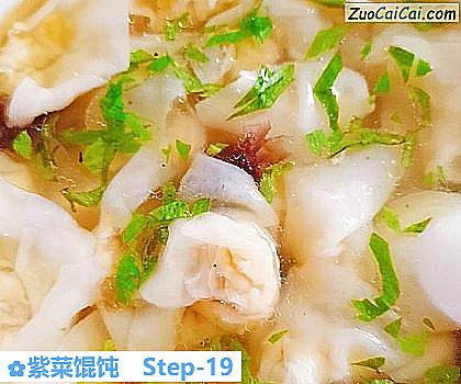 紫菜馄饨做法第十九步骤