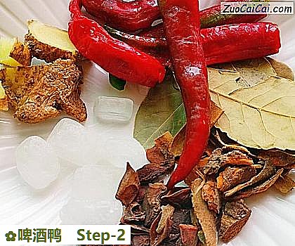 啤酒鸭做法第二步骤