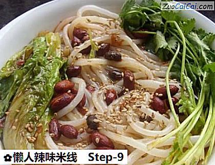 懒人辣味米线做法第九步骤