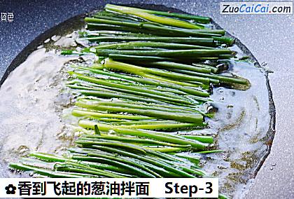 香到飞起的葱油拌面做法第三步骤