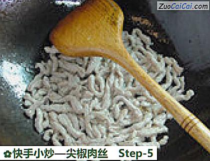 快手小炒做法第五步骤