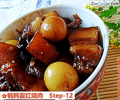 鹌鹑蛋红烧肉做法第十二步骤