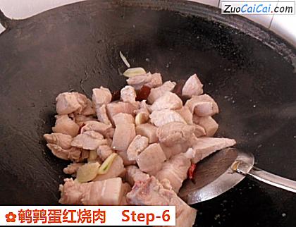 鹌鹑蛋红烧肉做法第六步骤
