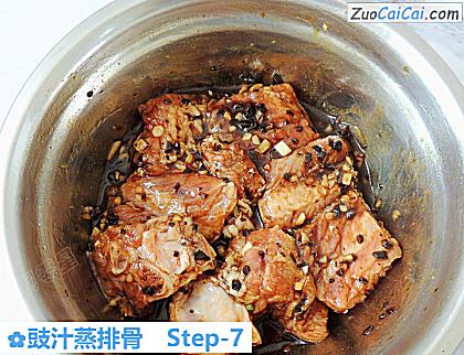 豉汁蒸排骨做法第七步骤