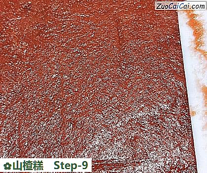 山楂糕做法第九步骤