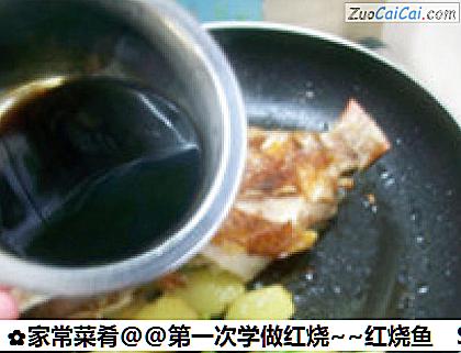家常菜肴@@第一次学做红烧～红烧鱼做法第六步骤