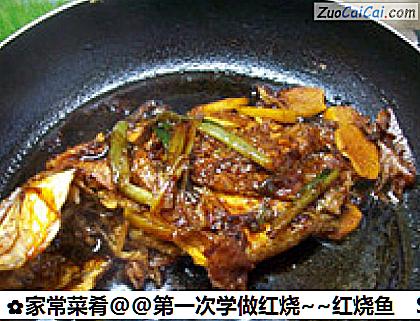 家常菜肴@@第一次学做红烧～红烧鱼做法第八步骤