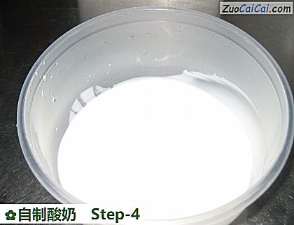 自制酸奶做法第四步骤