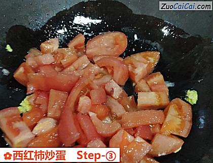 西红柿炒蛋做法第三步骤