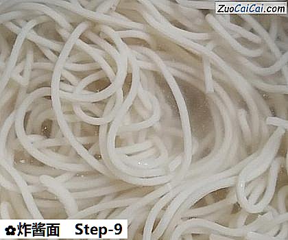 炸酱面做法第九步骤