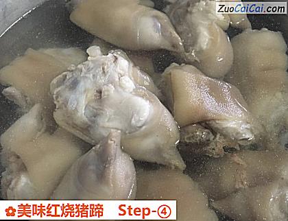 美味红烧猪蹄做法第四步骤