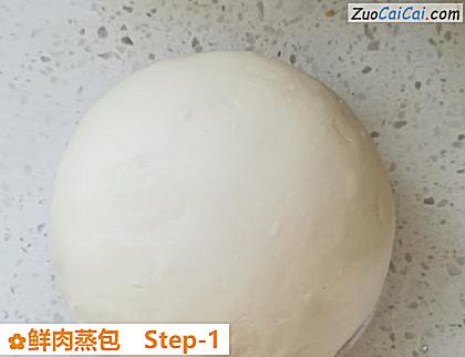 鲜肉蒸包做法第一步骤