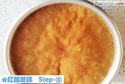 红糖发糕做法第六步骤