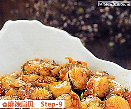 麻辣扇贝做法第九步骤