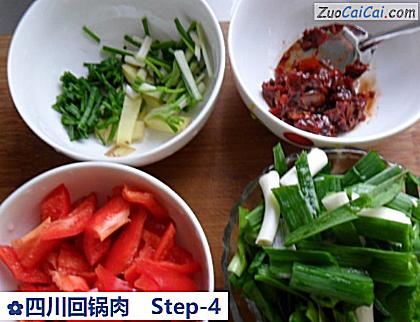 四川回锅肉做法第四步骤