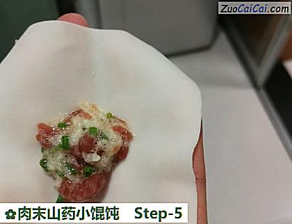肉末山药小馄饨做法第五步骤