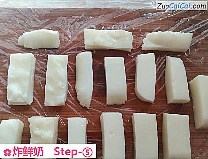 炸鲜奶做法第五步骤