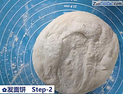 发面饼做法第二步骤