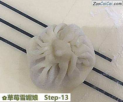 草莓雪媚娘做法第十三步骤