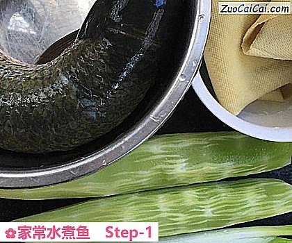 家常水煮鱼做法第一步骤