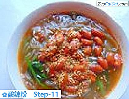 酸辣粉做法第十一步骤